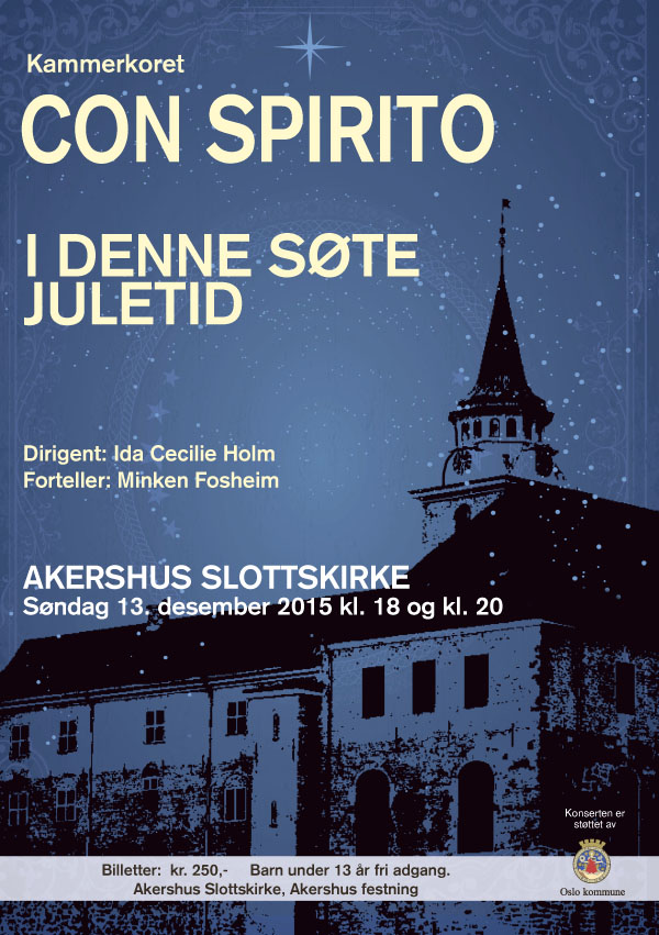 Con Spirito Julekonsert 2015